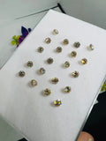 4MM Champagne color Moissanite faceted round , Pack of 1 PCs, Moissanite faceted loose stone