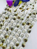 Shiva Shell Oval shape Beads - 8X10mm Size • AAA Quality• Length 40 cm • Shiva Shell oval Beads  • Shiva Shell Beads