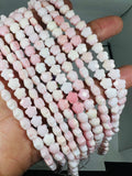Queen Conch Shell faceted Flower Beads • 6mm Size • Length 40 cm • AAA Quality • Natural Pink Queen Conch Shell Beads