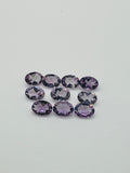 Pink Amethyst 5X7MM Oval cut stone Pack of 4 Pc - Natural Amethyst loose Stones - Amethyst Faceted Oval shape