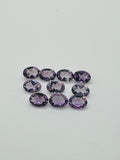 Pink Amethyst 8X10MM Oval cut stone Pack of 2 Pc - Natural Amethyst loose Stones - Amethyst Faceted Oval shape