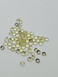 Lemon Quartz 3MM Faceted Round Shape- Pack of 6 Piece - AAA Quality - loose gemstone, round faceted, Lemon Quartz.