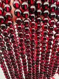 Garnet Round 5-5.5 MM Beads , AAA Quality, 16 Inch Length. Garnet Round.