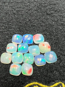 7MM Ethiopian Opal cushion Pack 1 Pcs- AAA Quality Opal Cabochon - Ethiopian Opal cushion Cabochon