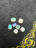 Ethiopian Opal cushion and baguette shape Pack 7 Pcs- AAA Quality Opal Cabochon - Ethiopian Opal cushion Cabochon