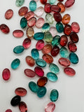 Tourmaline cabs 5X3 MM Multi Color Cabochon ,Tourmaline gemstone loose cabs , Tourmaline cabs , Pack of 5 Pcs, AAA Quality