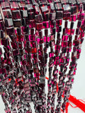 Garnet Square beads, Size 5-6MM, length 16 Inch strand, AAA Quality . Red Garnet shape . Origin India, red garnet beads, Garnet fancy shape