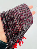 Garnet Square beads, Size 4-5 MM, length 16 Inch strand, AAA Quality . Red Garnet shape . Origin India, red garnet beads, Garnet fancy shape