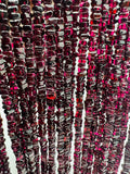 Garnet Square beads, Size 4-5 MM, length 16 Inch strand, AAA Quality . Red Garnet shape . Origin India, red garnet beads, Garnet fancy shape