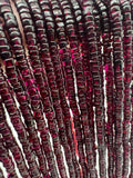 Garnet wheel shape beads, Size 4 MM, length 16 Inch strand, AAA Quality . Red Garnet shape . Origin India, red garnet, Garnet fancy shape