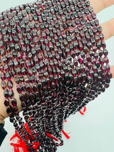 Garnet buff marquise beads, Size 4X7 MM, length 16 Inch strand, AAA Quality . Red Garnet . Origin India, red garnet, Garnet fancy shape