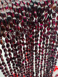 Garnet buff marquise beads, Size 4X7 MM, length 16 Inch strand, AAA Quality . Red Garnet . Origin India, red garnet, Garnet fancy shape