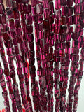 Garnet Rectangle shape beads, Size 3X5MM, length 16 Inch strand, AAA Quality, Red Garnet, Origin India, red garnet beads, Garnet fancy shape