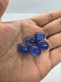 Tanzanite Oval 11X13-14MM Cabochon - AAAA Quality Natural Tanzanite Cabs-Tanzanite Loose Stone, pack of 1 pc.