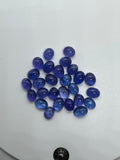 Tanzanite Oval 6X8MM Cabochon - AAAA Quality Natural Tanzanite Cabs-Tanzanite Loose Stone, pack of 2 pc