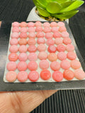 Queen Conch Shell Round Cabs • 6mm Size • Pack of 4 Pcs • AAA Quality •