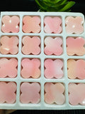 Queen Conch Shell Flower Cabs • 18x20 mm Size • Pack of 2 Pcs • AAA Quality
