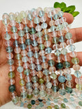 Aquamarine & Morganite Round beads- 6mm Size - Length 40 cm - 4A Quality- Code #M1