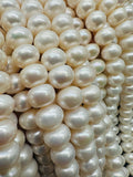 Freshwater Pearl Roundel 11-12 mm Size-  Pearl Roundel Beads - AAA Grade - Length 40cm