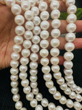 Freshwater Pearl Round beads - 10-11 mm Size -  AAA Quality - 40cm Length - Natural Pearl Round