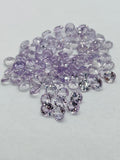 Pink Amethyst 6MM Round cut stone Pack of 5 Pc - Natural Amethyst loose Stones - Amethyst Faceted round shape