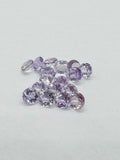 Pink Amethyst 8MM Round cut stone Pack of 4 Pc - Natural Amethyst loose Stones - Amethyst Faceted round shape