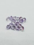 Pink Amethyst 8MM Round cut stone  Pack of 4 Pc - Natural Amethyst loose Stones - Amethyst Faceted round shape