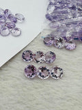 Pink Amethyst 10MM Round cut stone  Pack of 2 Pc - Natural Amethyst loose Stones - Amethyst Faceted round shape