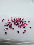 Pink Tourmaline 3MM faceted, Tourmaline gemstone loose cut , Tourmaline cut stone, Pack of 5 Pcs, AAA Quality