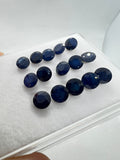 8MM Blue Sapphire Faceted cabs -Pack of 1 Pcs -AAA Quality Sapphire cabs • Heated Blue Sapphire • Sapphire Cut
