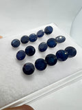 8MM Blue Sapphire Faceted cabs -Pack of 1 Pcs -AAA Quality Sapphire cabs • Heated Blue Sapphire • Sapphire Cut