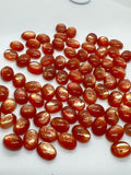 Sunstone Cabochon 6x8 mm -Pack of 5 Pieces -AAA Quality cabs- Sunstone Oval Cabochon -Natural Sunstone Cabs