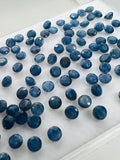 4 mm Blue Sapphire Faceted -Pack of 5 Pcs -AA Quality Sapphire cabs • Blue Sapphire • Not Heated