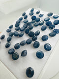 6 mm Blue Sapphire Faceted -Pack of 4 Pcs -AA Quality Sapphire cabs • Blue Sapphire • Not Heated