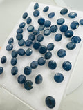 6 mm Blue Sapphire Faceted -Pack of 4 Pcs -AA Quality Sapphire cabs • Blue Sapphire • Not Heated