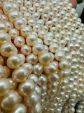 Freshwater Pearl Seed Beads 4.5- 5 mm Size - Natural White Freshwater Pearl Potato  Beads -  AAA Grade