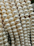 Freshwater Pearl Roundel 11-12 mm Size- Pearl Roundel Beads - AAA Grade - Length 40cm