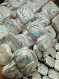 Freshwater Pearl Square Beads- 22-23 mm Size -  Length 40 cm -  Top Quality AAA - Highly Polished