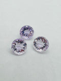 Pink Amethyst 14MM Round cut stone Pack of 1 Pc - Natural Amethyst loose Stones - Amethyst Faceted round shape