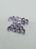 Pink Amethyst 8MM Round cut stone Pack of 4 Pc - Natural Amethyst loose Stones - Amethyst Faceted round shape