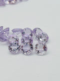 Pink Amethyst 12MM Round cut stone Pack of 2 Pc - Natural Amethyst loose Stones - Amethyst Faceted round shape