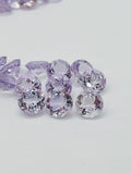 Pink Amethyst 12MM Round cut stone Pack of 2 Pc - Natural Amethyst loose Stones - Amethyst Faceted round shape