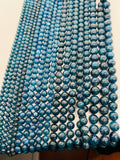 Apatite Round Beads 6 to 12mm Size , Perfect Round Beads- 40cm Length - Dark Color - AAA Quality Beads