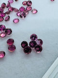 Pink Tourmaline 3MM faceted, Tourmaline gemstone loose cut , Tourmaline cut stone, Pack of 5 Pcs, AAA Quality