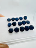 8MM Blue Sapphire Faceted cabs -Pack of 1 Pcs -AAA Quality Sapphire cabs • Heated Blue Sapphire • Sapphire Cut