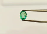 Emerald Oval Faceted Cut, size 7X5.4MM weight 0.65 carat Pack of 1 Pcs - Natural Emerald Cut loose Stone  - Origin Zambia.