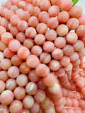 Pink Opal Round Beads - 10 mm Size - AAAA Quality - Length 40 cm - Natural Pink Opal Beads