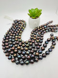 Pearl Peacock Baroque - 10-14MM Size AAAA Quality - Freshwater Nucleated Pearl Beads