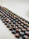 Pearl Peacock Baroque - 10-14MM Size AAAA Quality - Freshwater Nucleated Pearl Beads