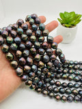 Pearl Peacock Baroque - 12-13 MM Size AAAA Quality - Freshwater Nucleated Pearl Beads